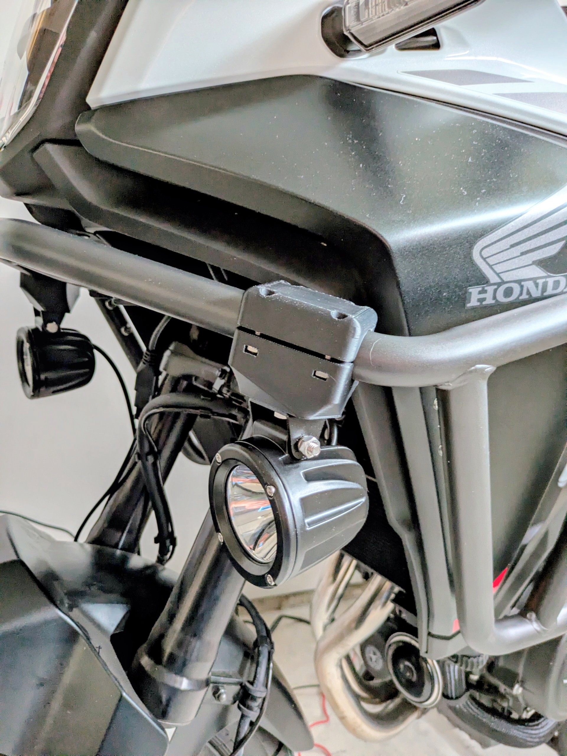 Auxiliary Light mounts, suitable for Honda CB500X/NX500