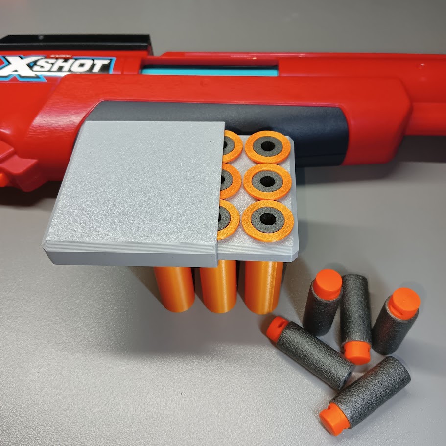 FPS Optimized Shell * Rear Loading * X-Shot Excel Ejector Shell Blaster * Short + Elite Dart — miniatura 3