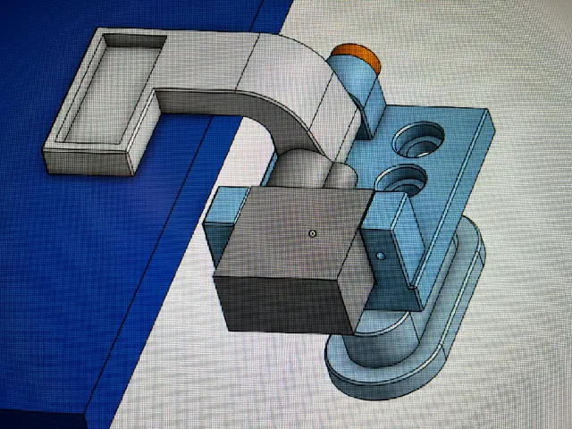 Servo nozzle cleaner for Vzbot.