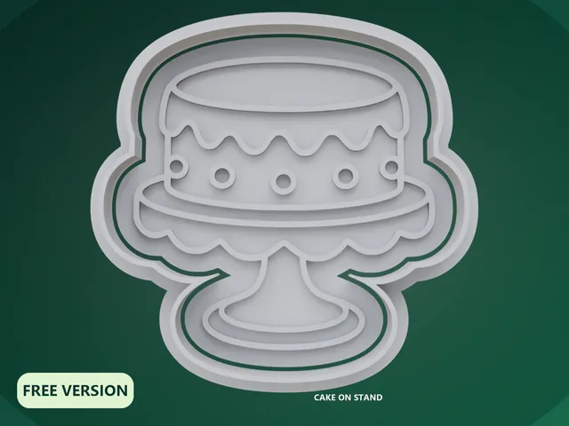 Christmas Cakes Cookie Cutter STL – 3D Print Biscuit Mold