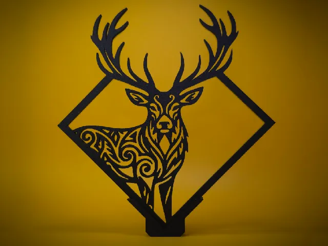Deer Wall Art - Freestanding  Decor