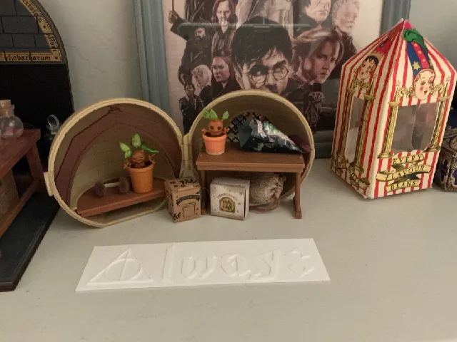 Harry Potter Bookmark (Deathly Hallows sign, book 7, with "Always" quote from snape)