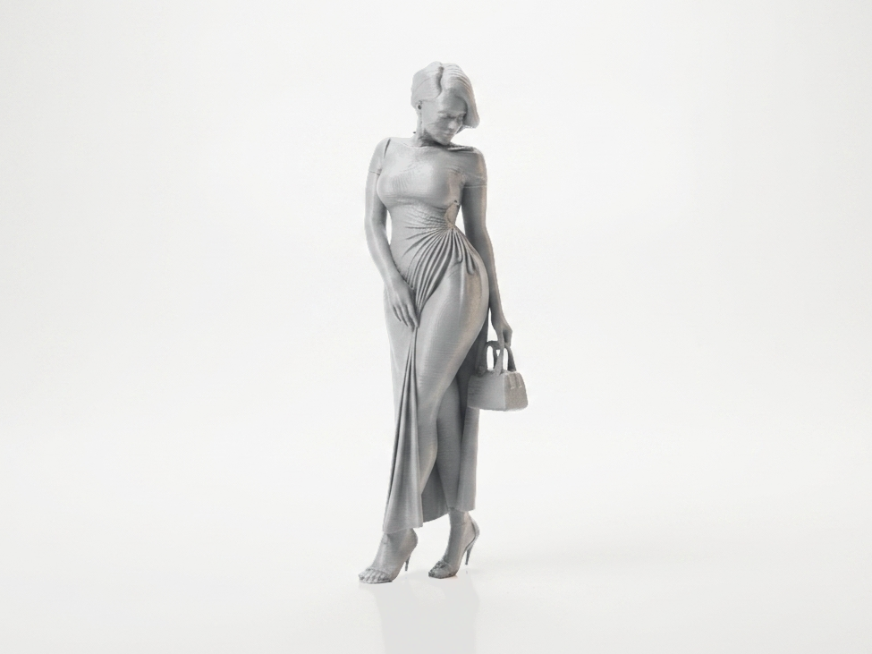 Elegant Woman Figure Female Statue 3D Printable