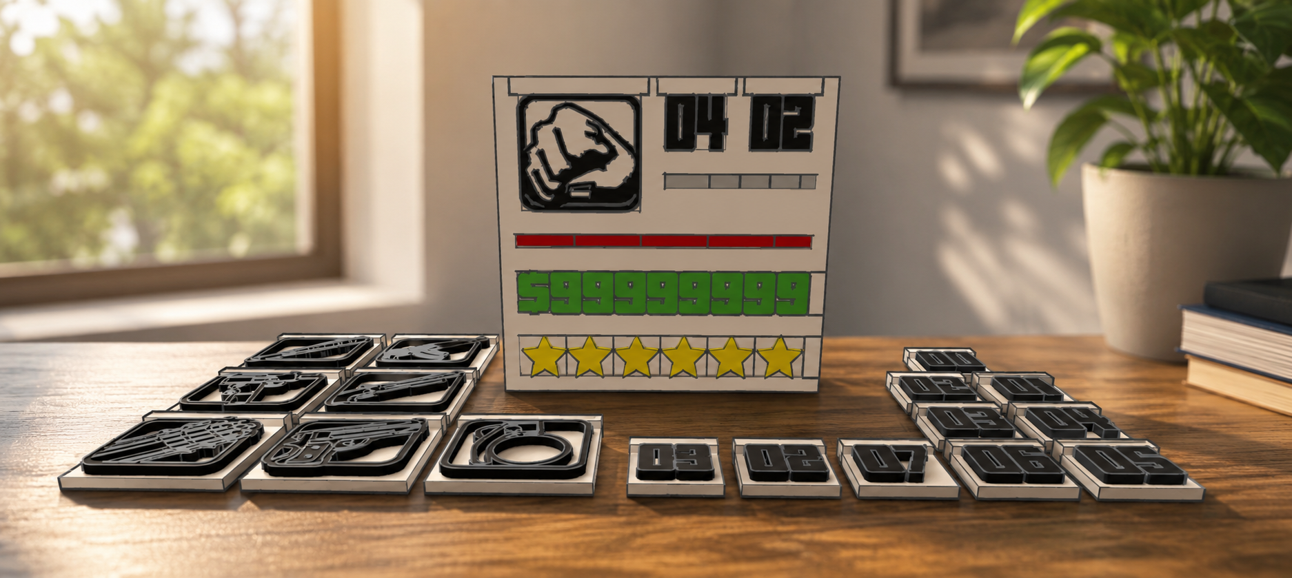 GTA San Andreas HUD Decor