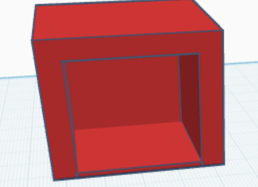 Cube clock holder