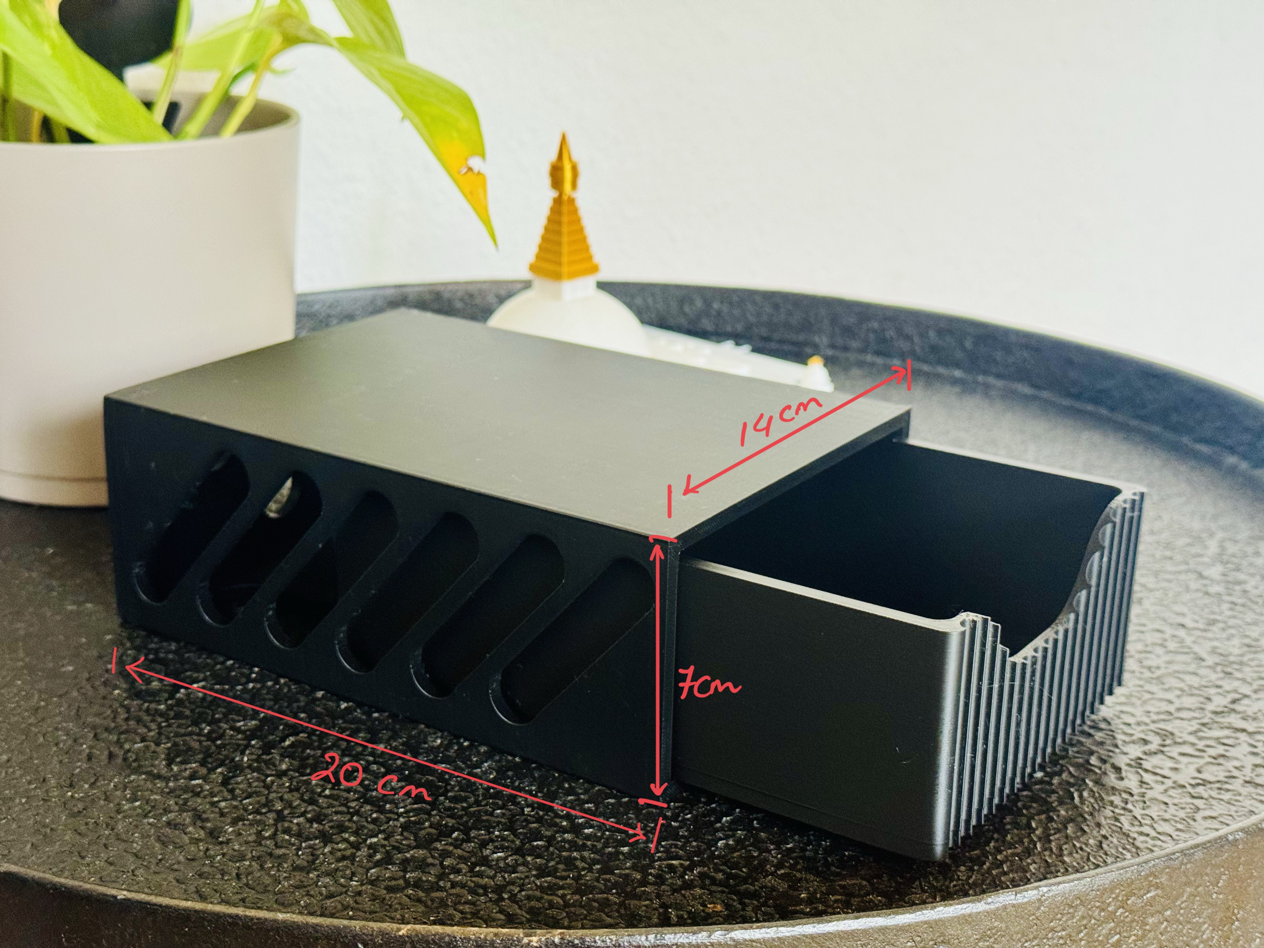 Miniatura 5 do modelo 3D Simple drawer | Under table drawer