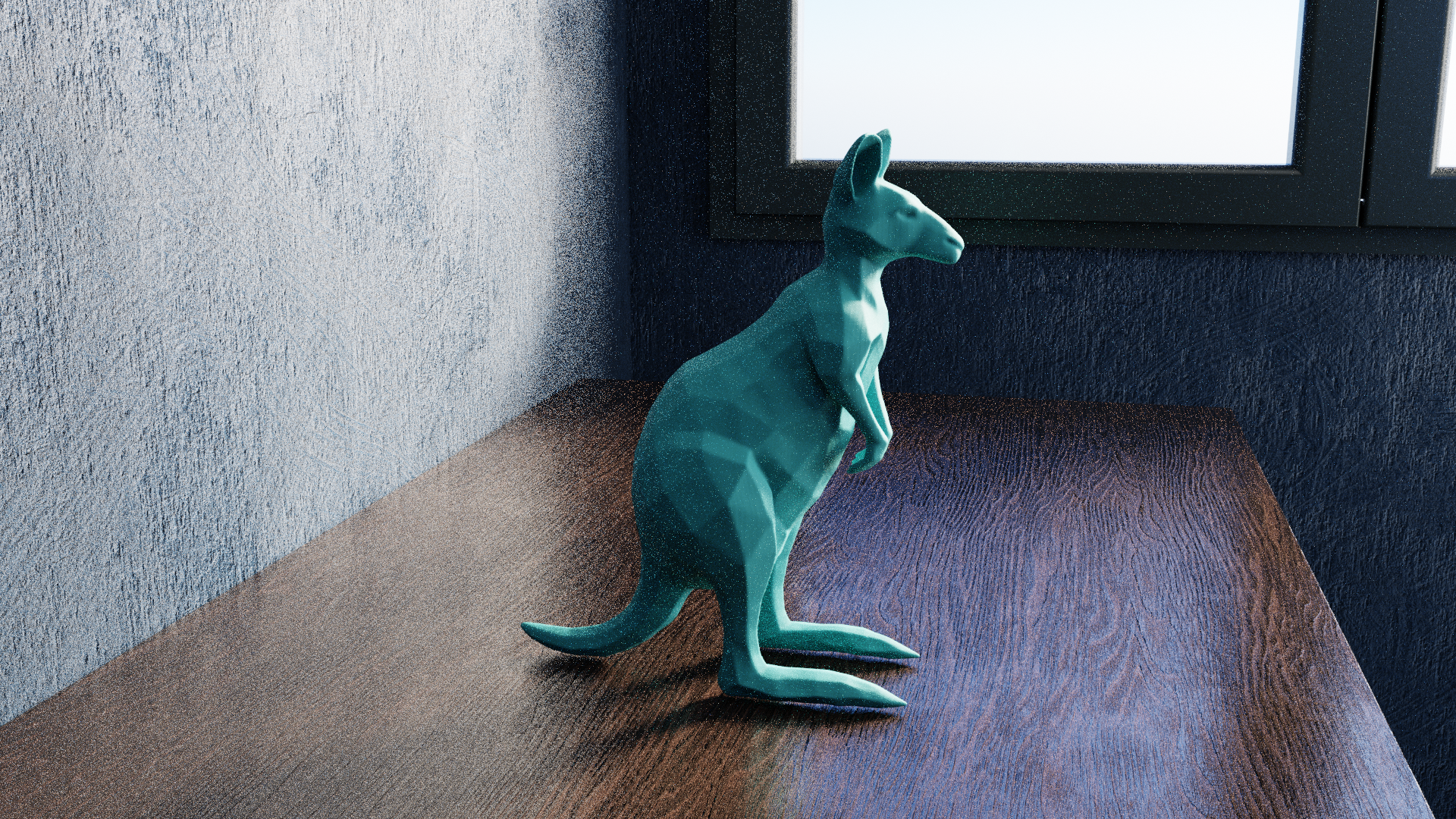 Miniatura 5 do modelo 3D Low Poly Kangaroo