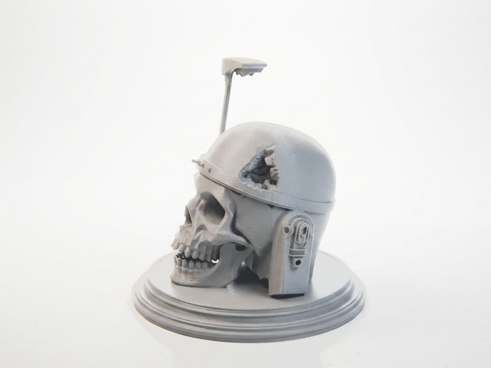 Boba Fett Skull Star Wars Sculpture 3D Printable