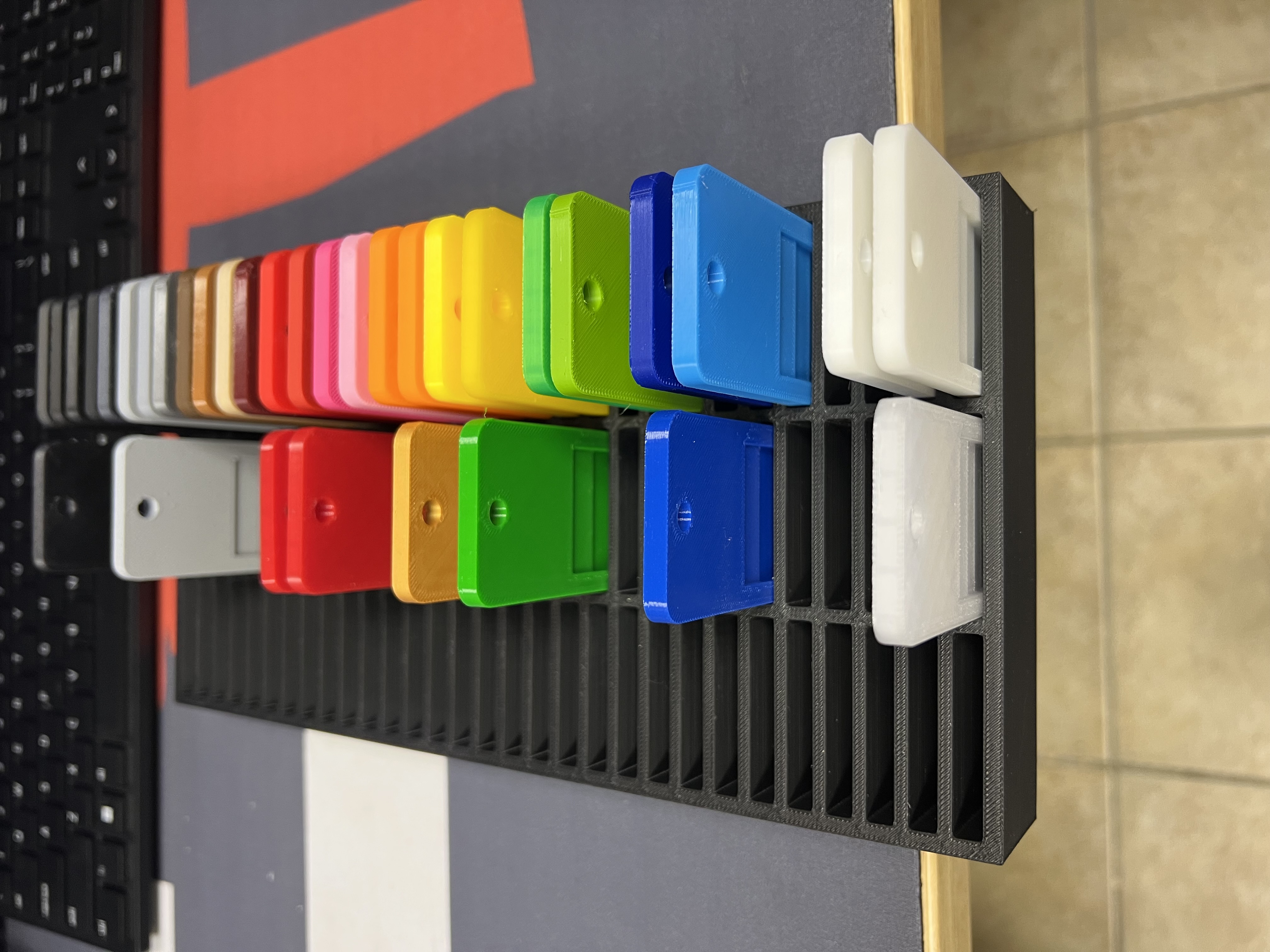 Colour Swatch Tile and Tray