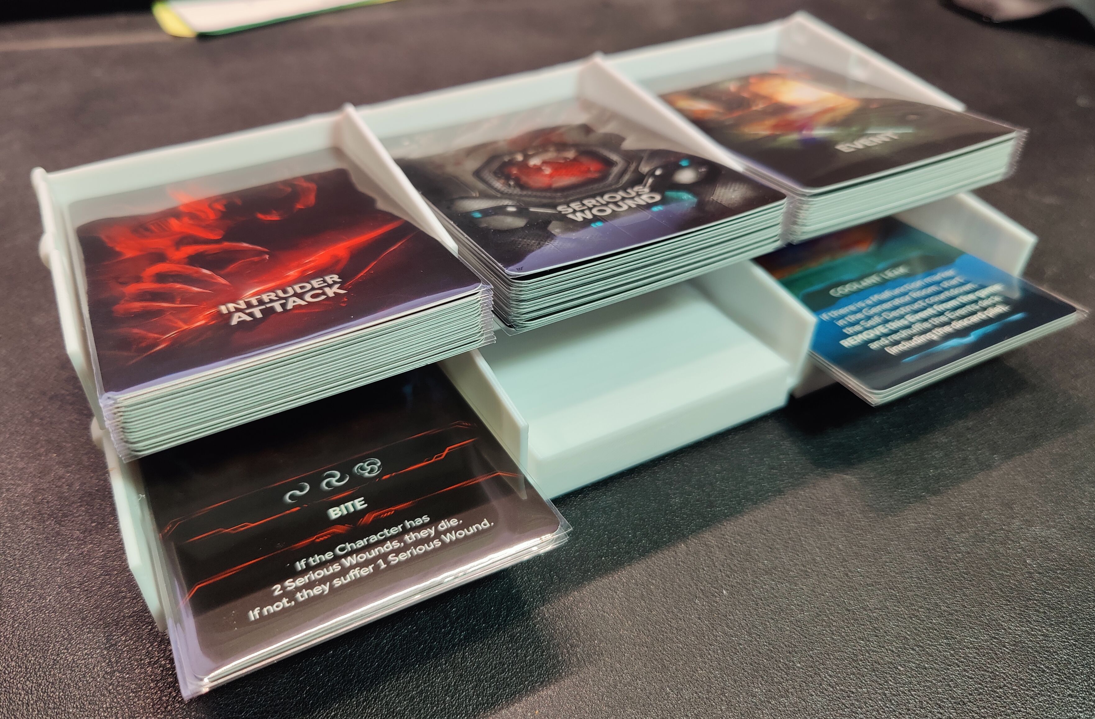 Snap Together Stackable Card Tray