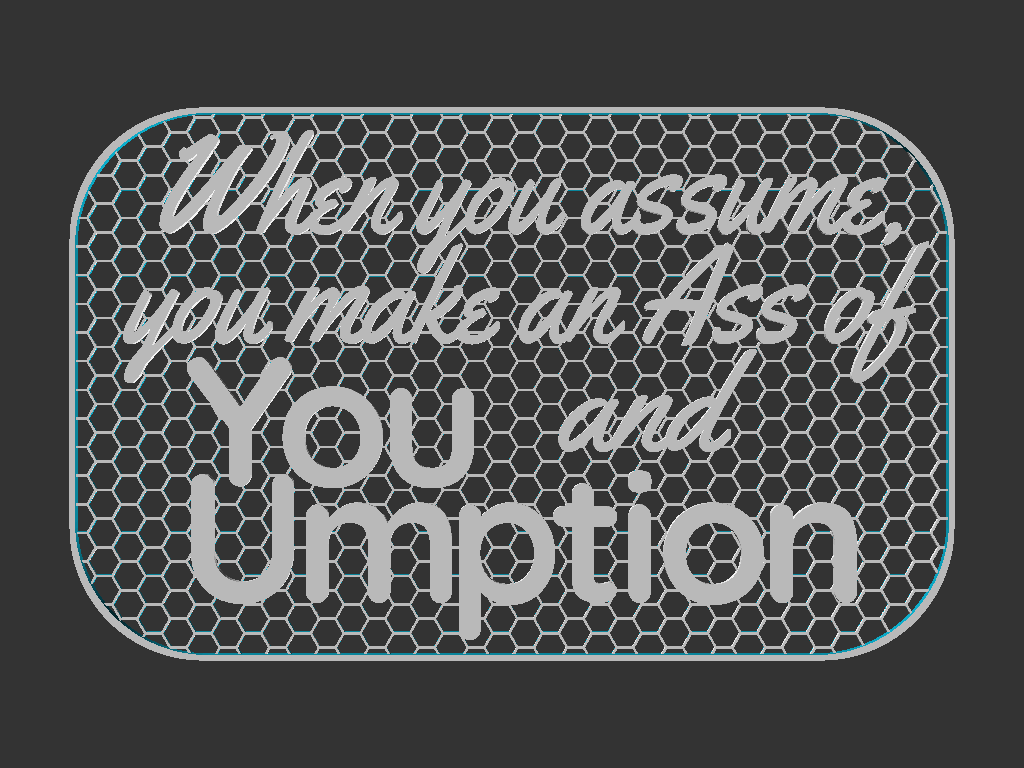 Assumptions sign — miniatura 2