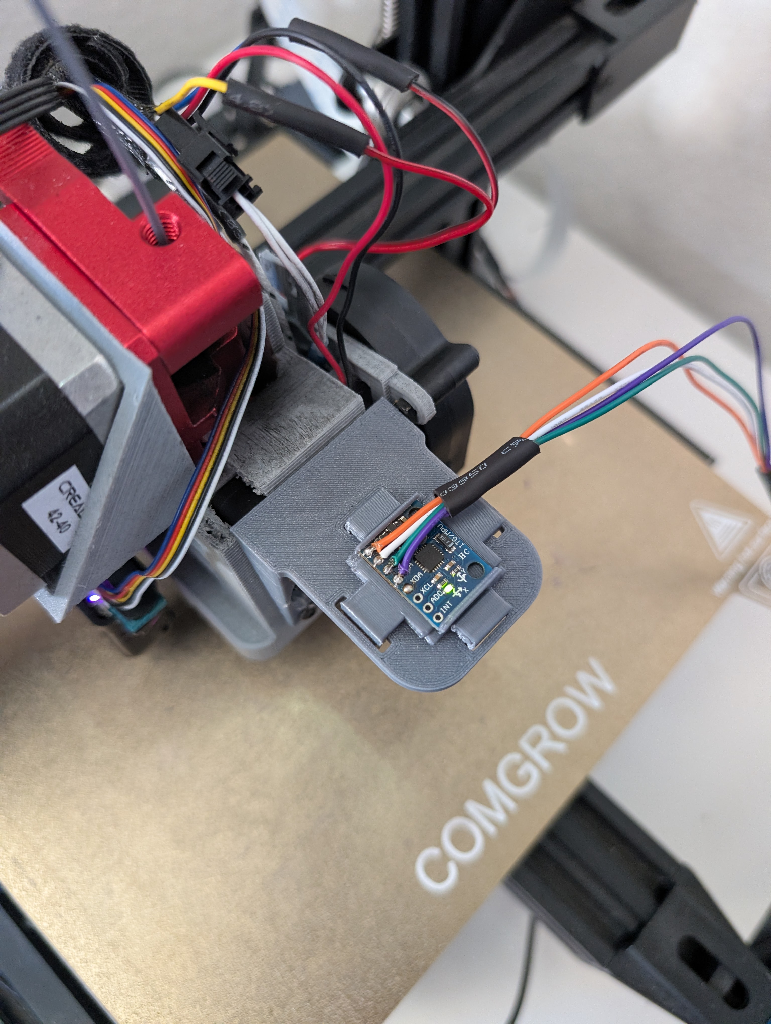 Ender 3 V2 MPU6050 Resonance mounts