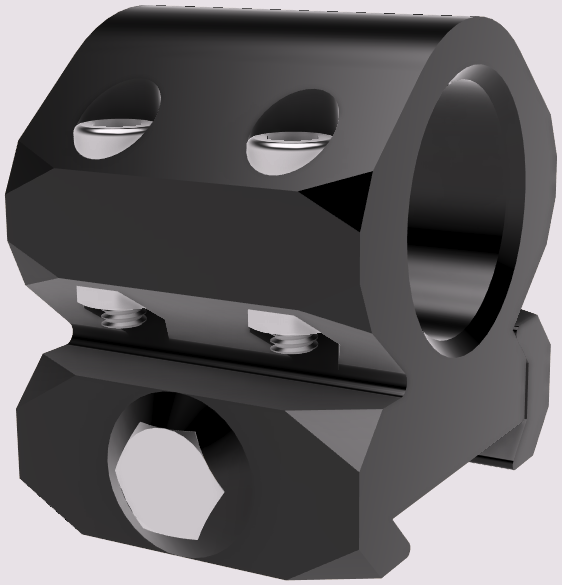 Parametric Flashlight Mount — thumbnail 3