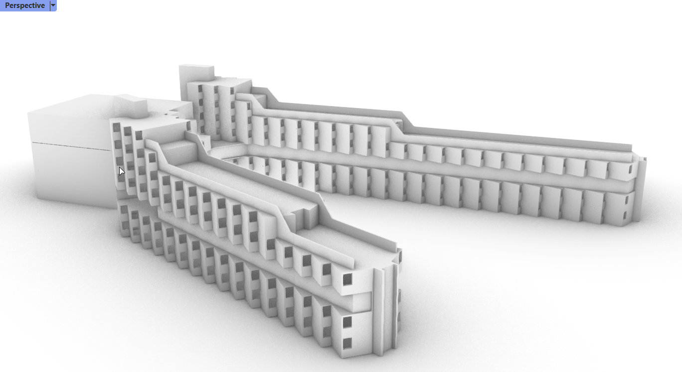 Andrew Melville Hall of Residence James Stirling 1:500
