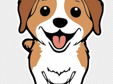 Dog keychain