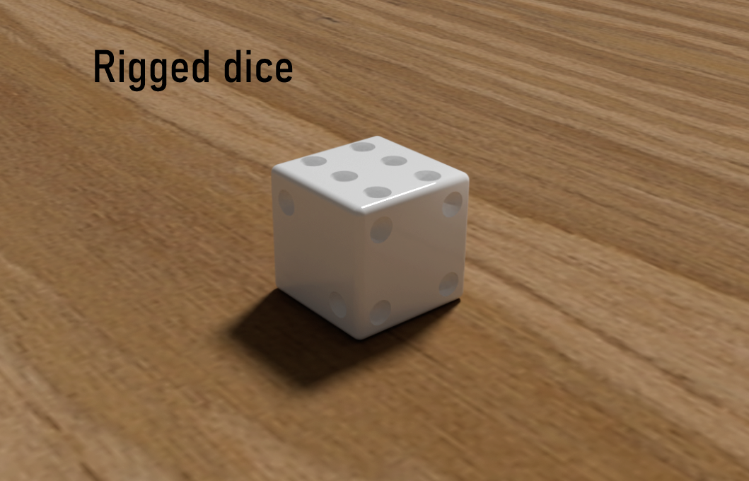 Rigged Dice (D6)