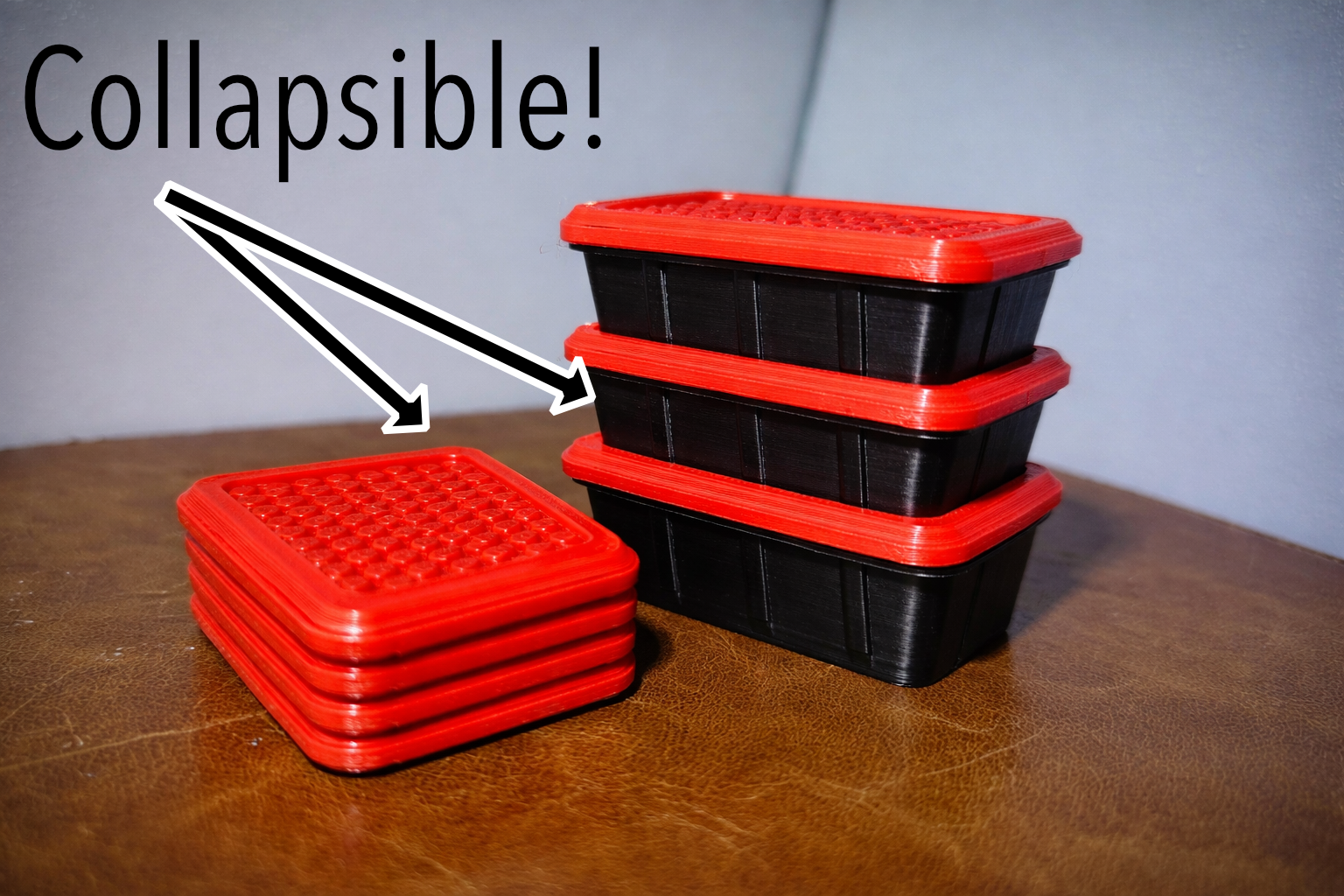 Miniatura 2 do modelo 3D Stackable Totes (OPEN SOURCE!!)