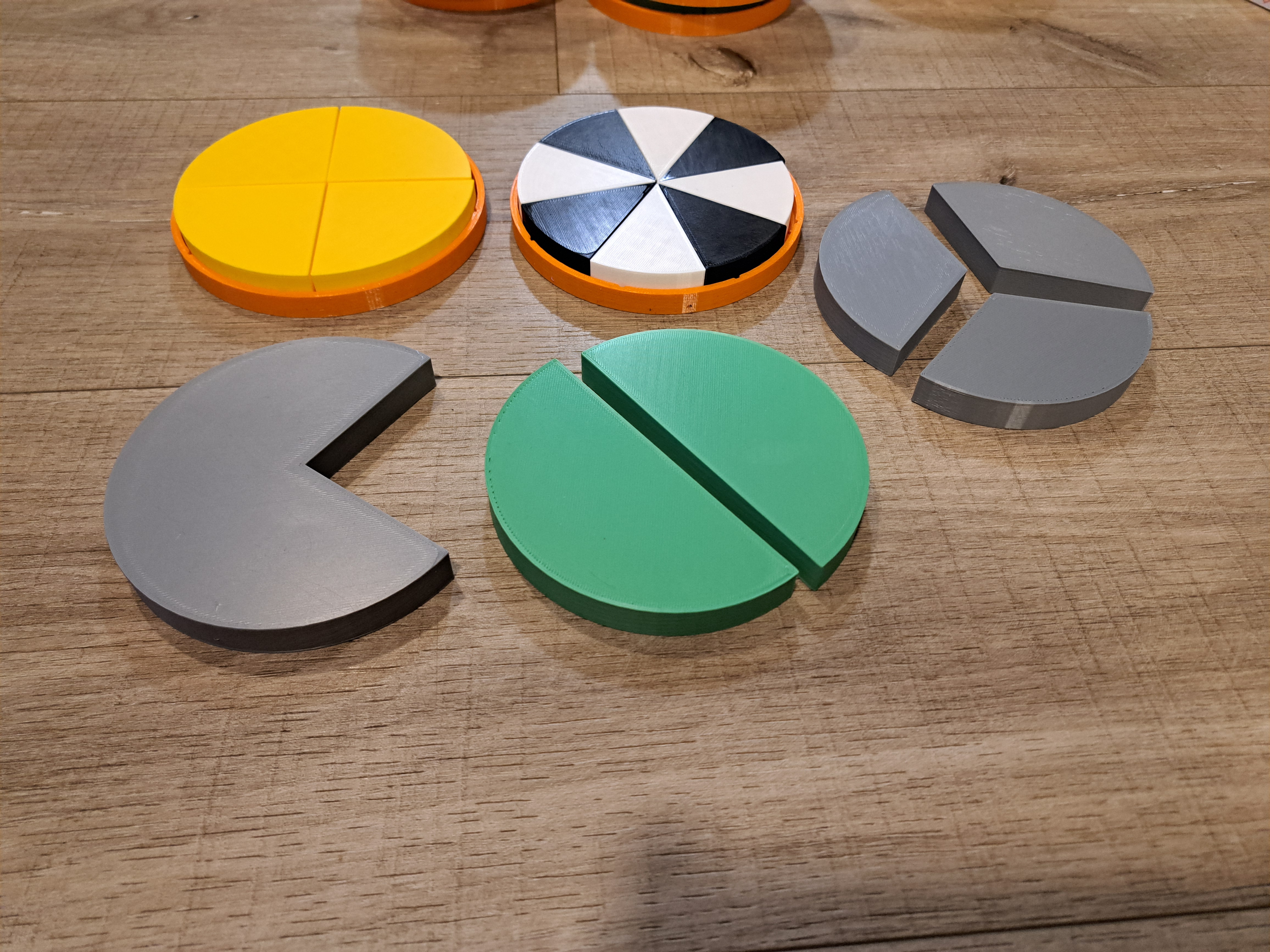 Tactile Haptic Fractions Learning Tool for visually impaired and blind