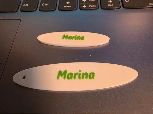 marina name tag