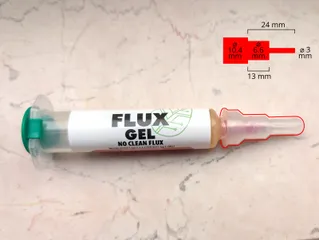 Flux Syringe/Dispenser Cap