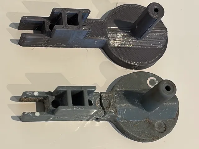 Hinge for a shower screen door