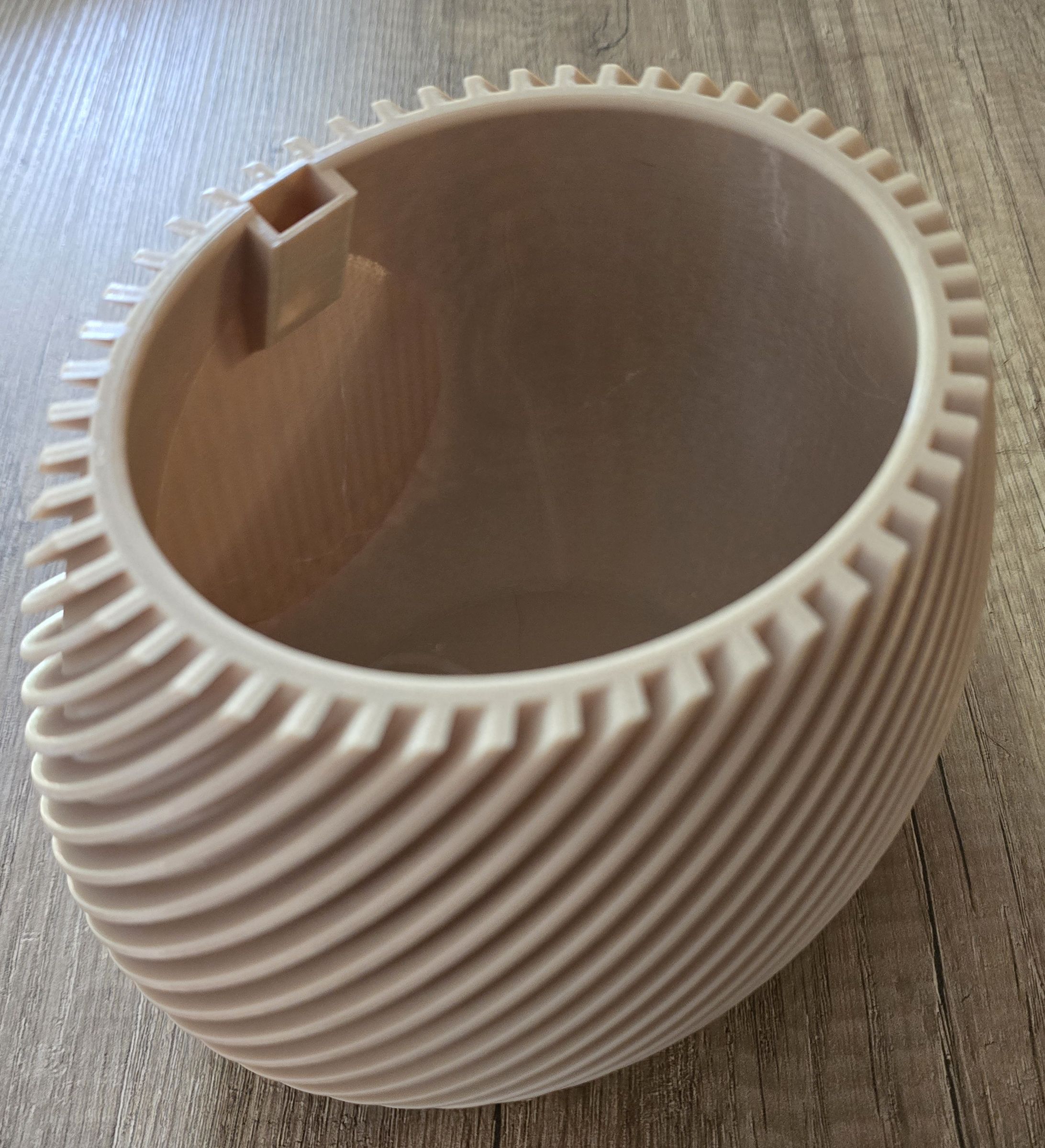 Screw mounted watertight Wall Planter Remix