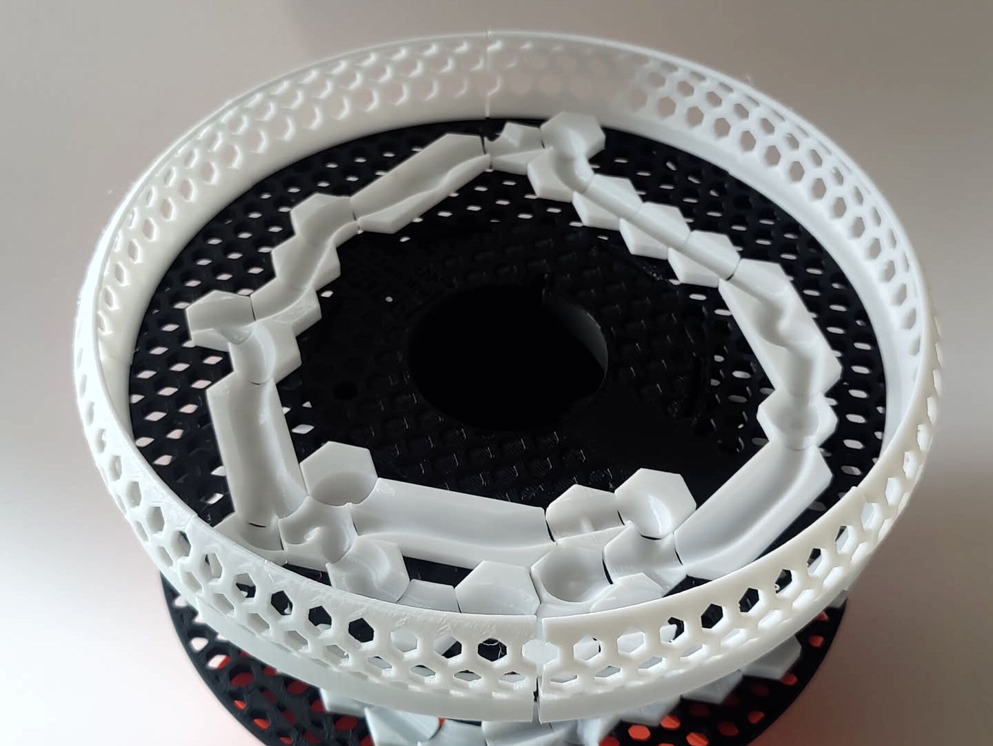 Prusament Spool Modular Marble Maze Fence Add-on
