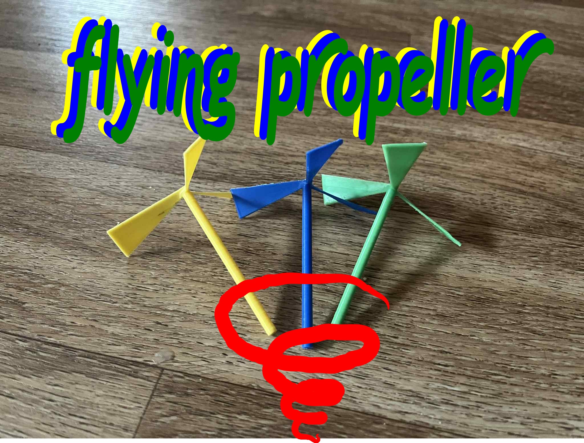 Amazing flying propeller
