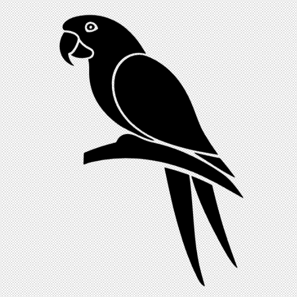 Parrot decoration 2d v.1