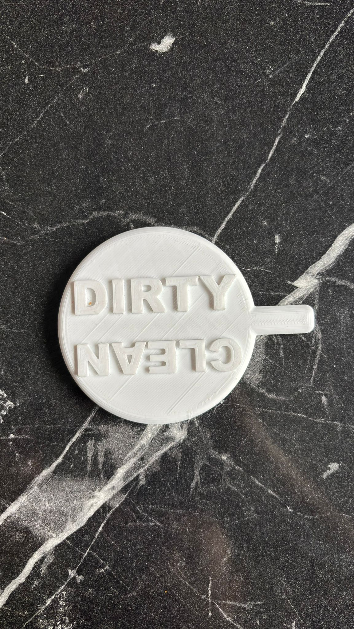 Dishwasher Status Sign - Remix (6x2 Magnet & Modular Shield) — miniatura 4