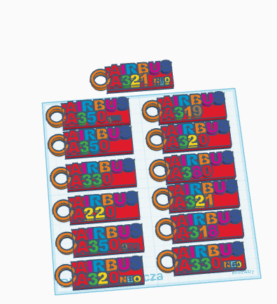 keychain airbus