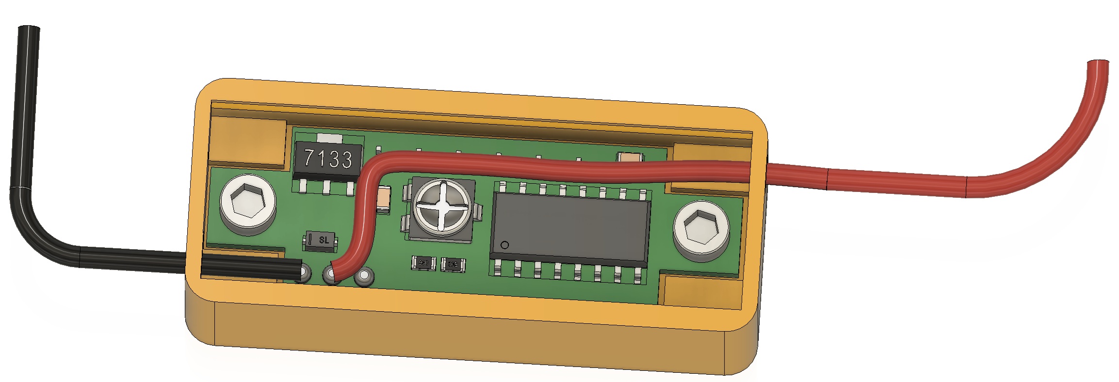 Miniatura 6 do modelo 3D Tiny Voltmeter Case