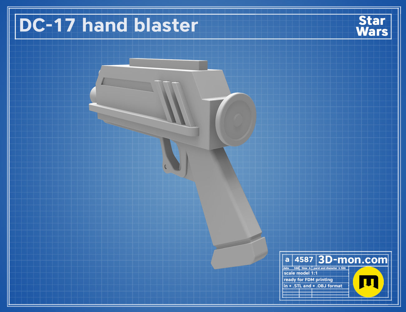 DC-17 Blasters (BadBatch/CloneWars) — miniatura 17