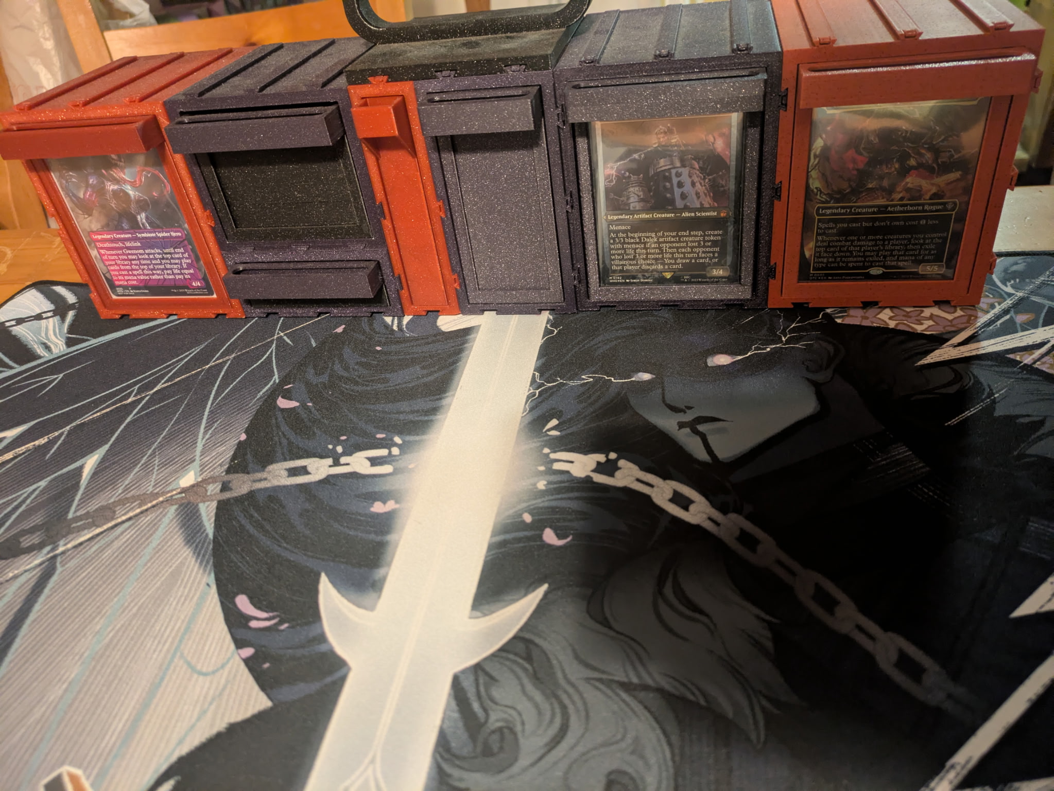 Miniatura 10 do modelo 3D Modular MTG Deck Box System