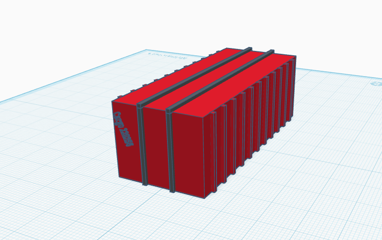 Cargo container model