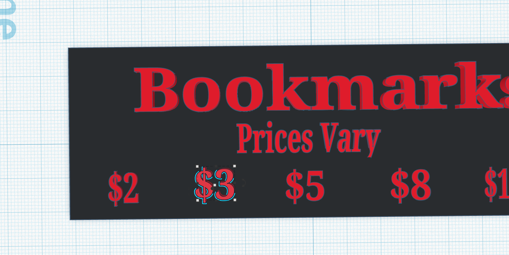 Bookmark created sign