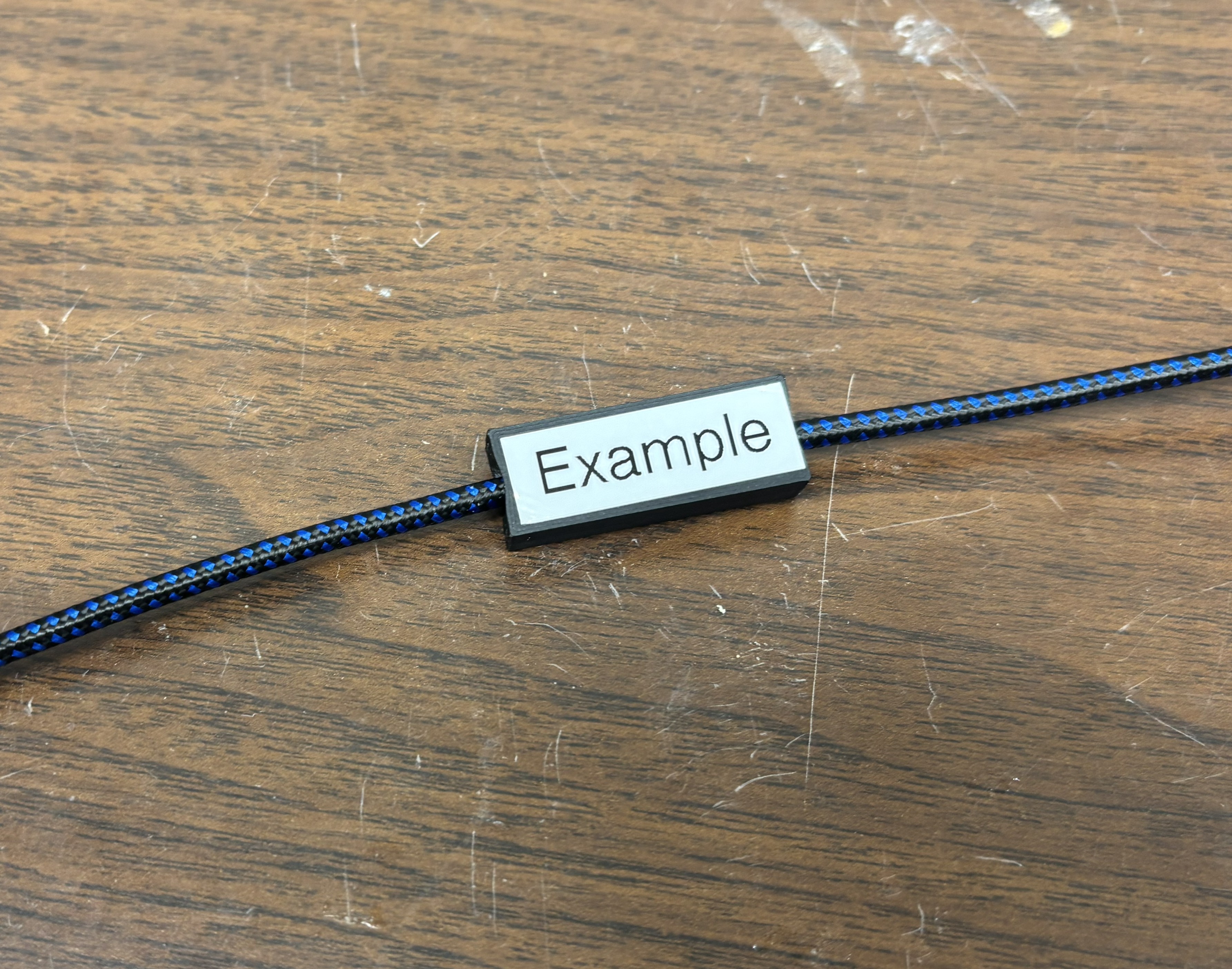 Sliding Dovetail Cable Label