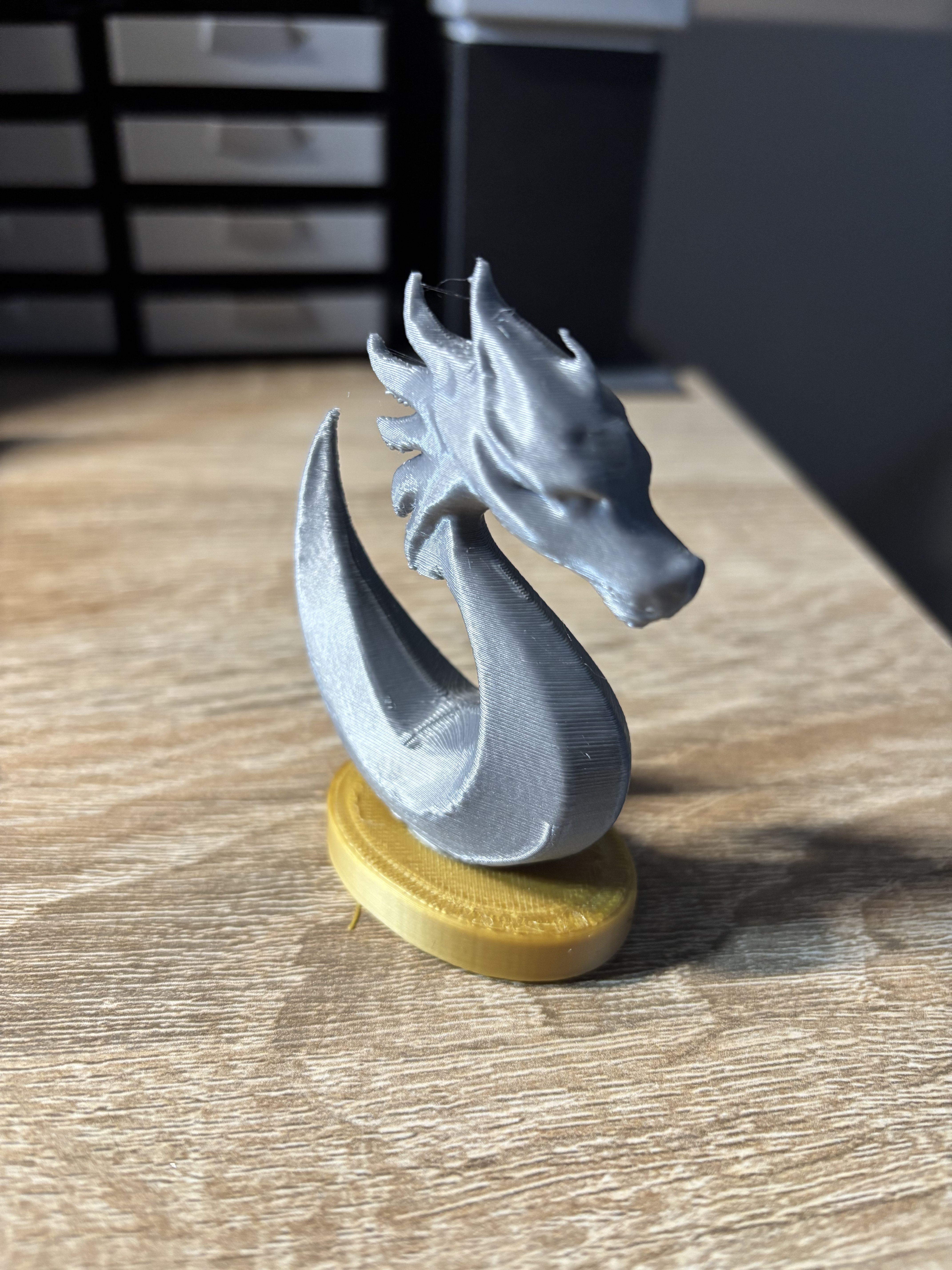 Miniatura 2 do modelo 3D Silver dragon