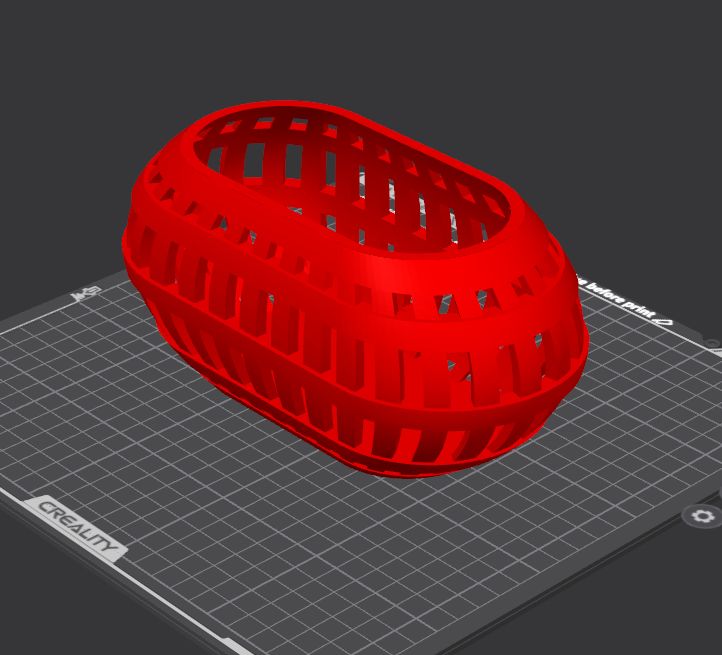 Miniatura 7 do modelo 3D Oval storage box