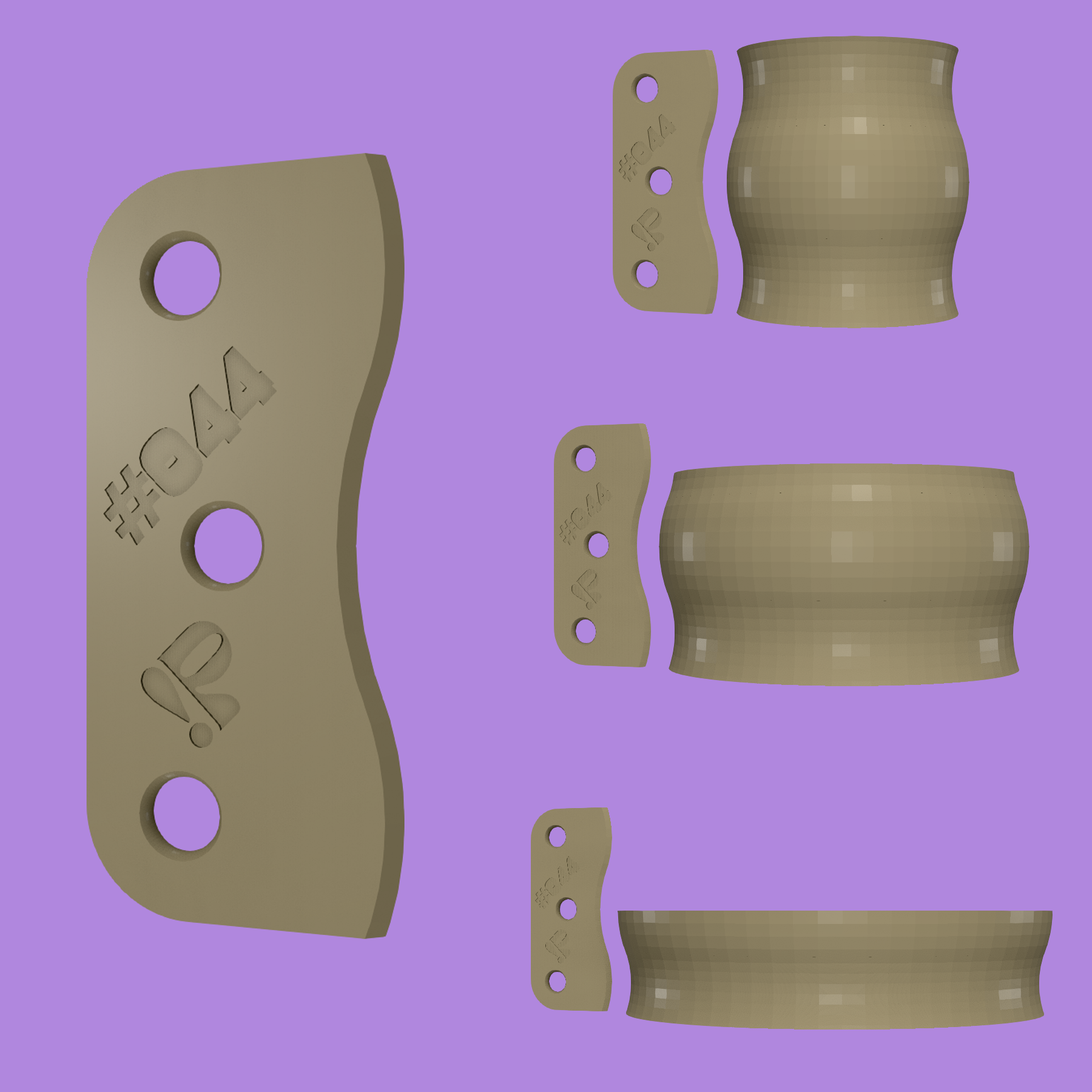 Pottery rib tool #044