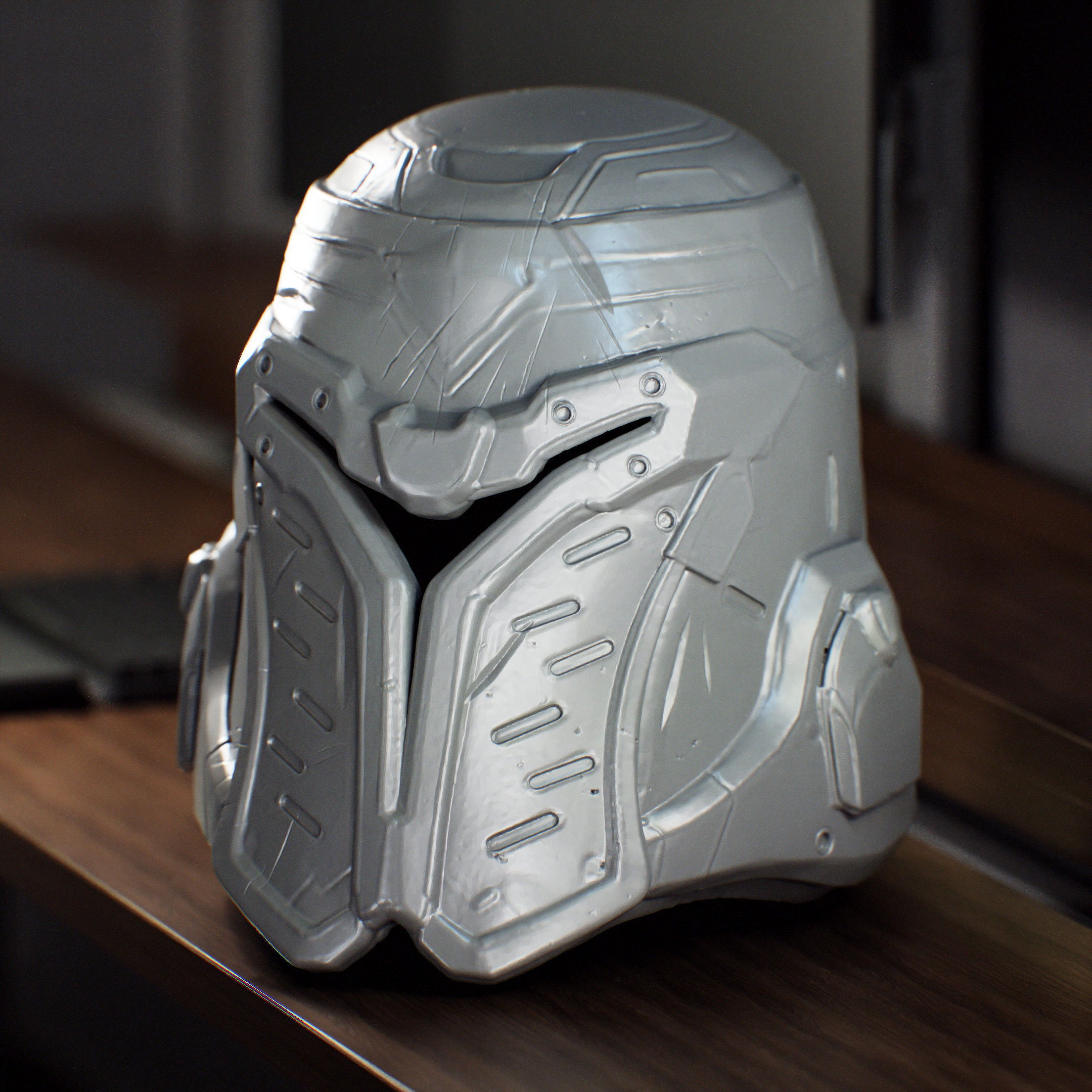 Trooper Sentinel Helmet from Doom The Dark Ages - Casco de Trooper Sentinela de Video Juego Doom Dark Age