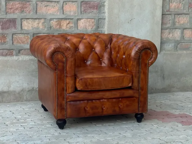 classic Laramie Chesterfield Armchair