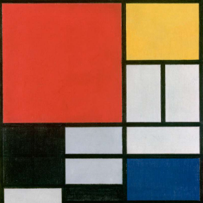 Composition of Red, Blue, and Yellow - Piet Mondriaan