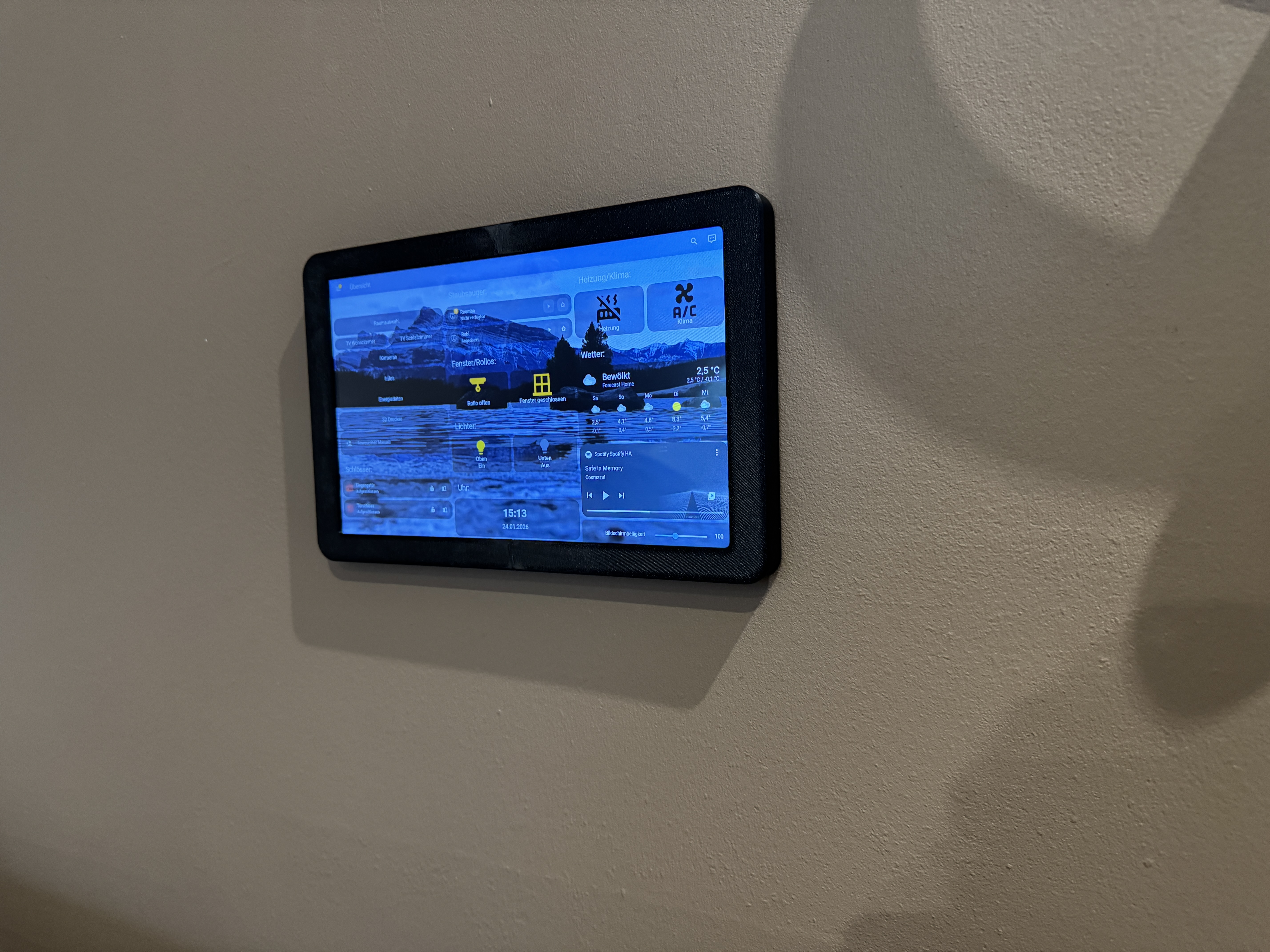 Android Tablet Wandhalterung