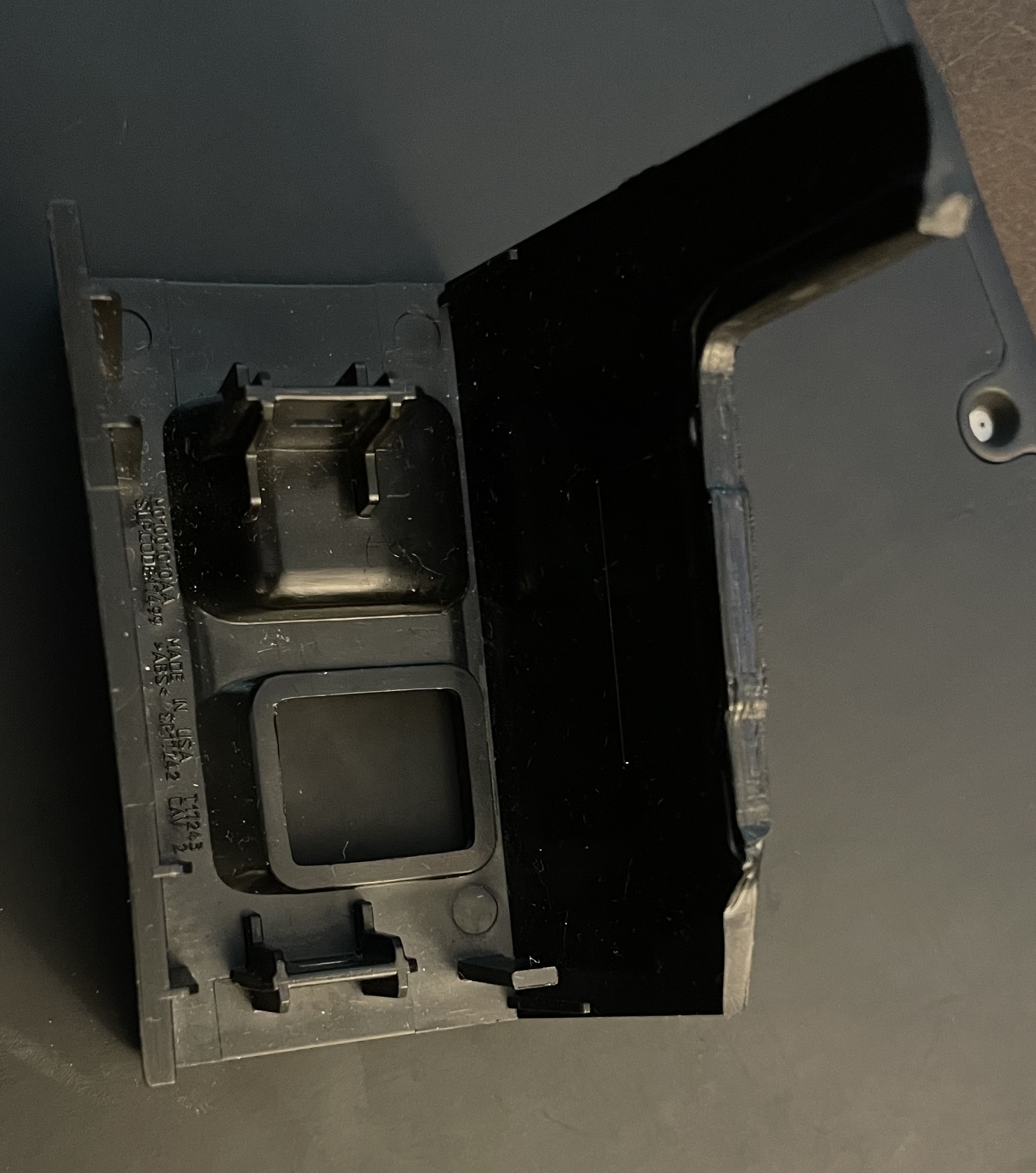 2015 Jeep Wrangler Center Console Lock Plate with or without 120V Outlet  Hole