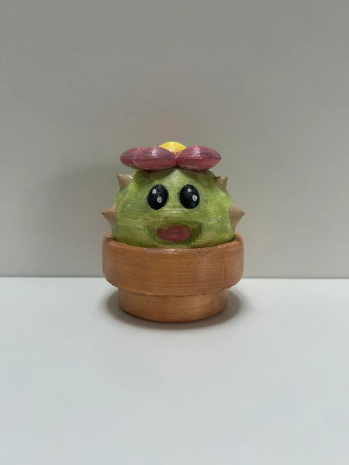 Kawaii Cactus Buddy by Vaness | Download free STL model