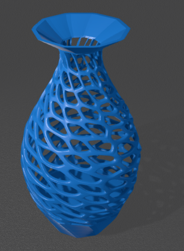 Elegant 3D-Printed Lattice Vase — thumbnail 4