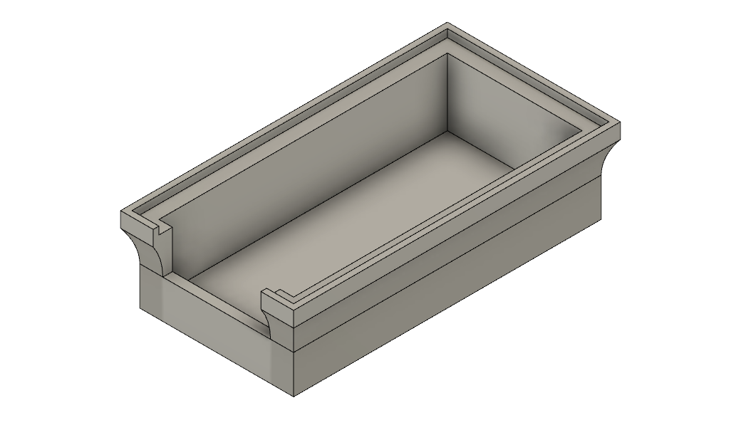 Miniatura 3 do modelo 3D Stackable storage bins with enclosure