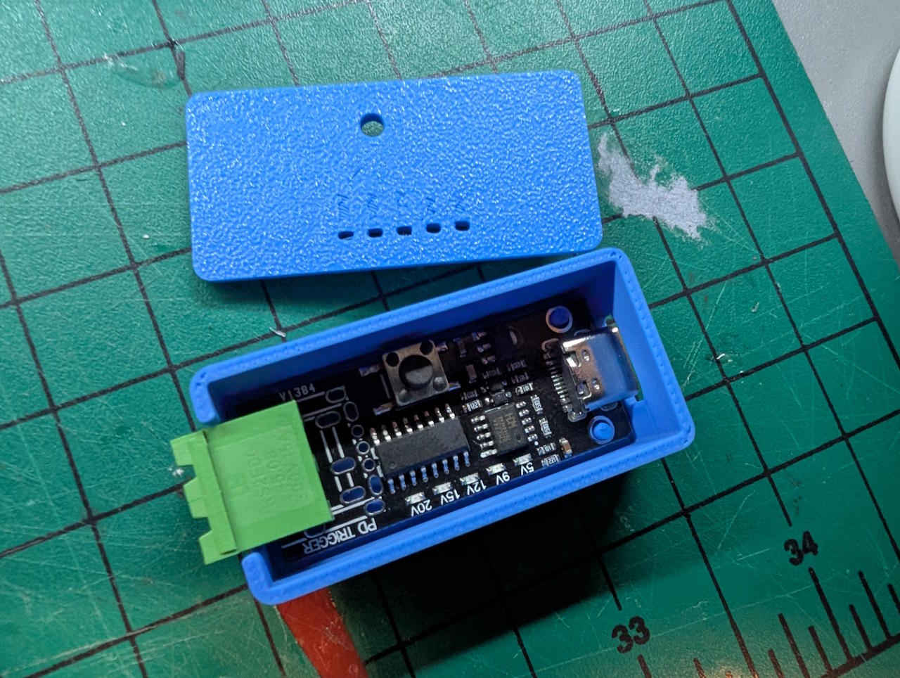 Case for USB-C PD trigger PCB "CMTPD" — miniatura 2