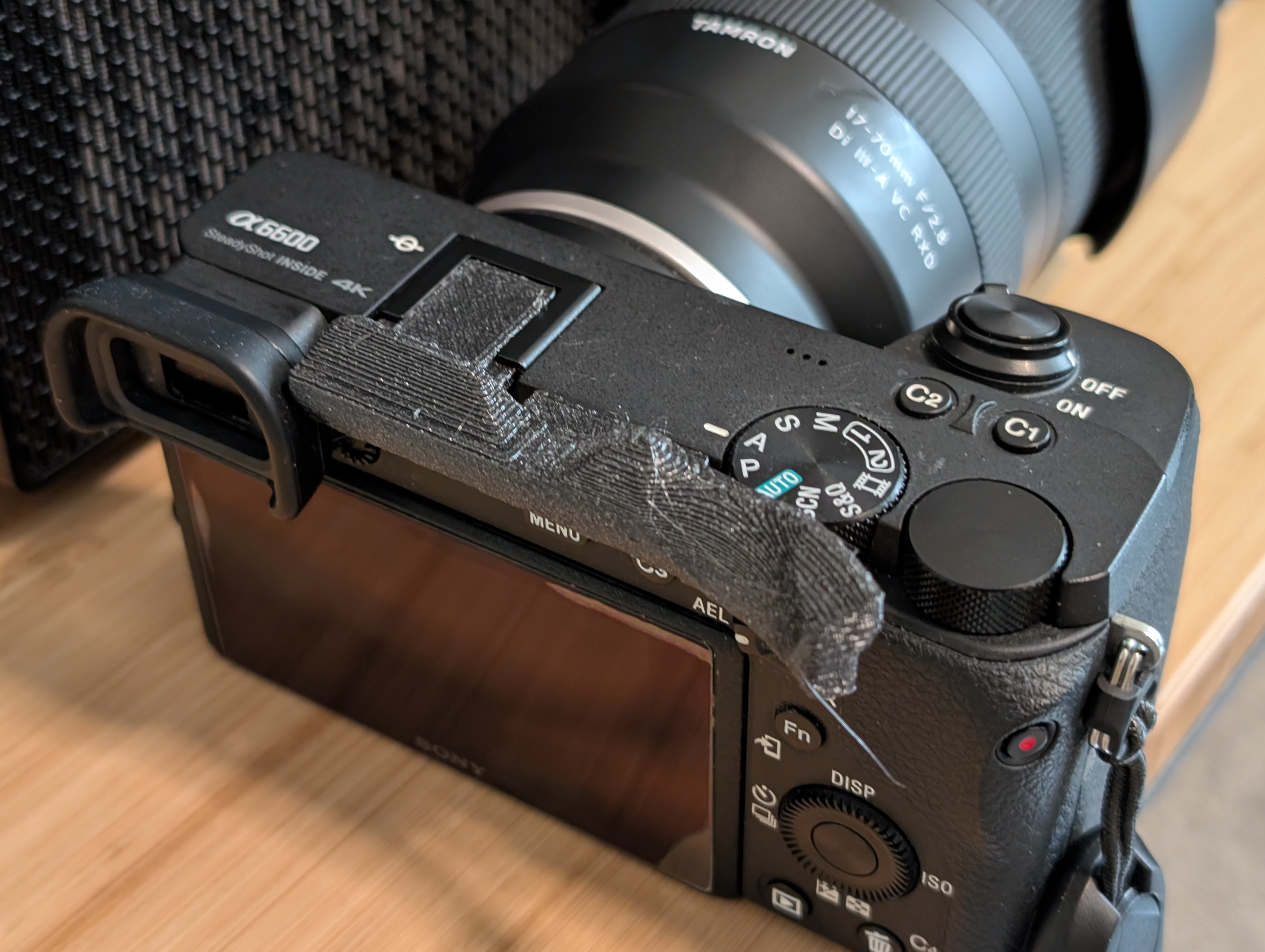 Sony a6000 Series Thumb Grip with Support Handle EXTENDED | a6000 a6100 a6300 a6400 a6500 a6600 a6700